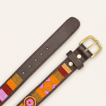 Charger l'image dans la galerie, Ceinture en perles et cuir Gigi Vini