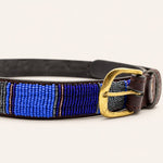 Load image into Gallery viewer, Ceinture en perles et cuir Gigi Chapka