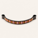 Afbeelding laden in galerijweergave, Frontal cheval en perles et cuir Gigi Valhia
