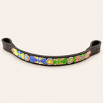 Afbeelding laden in galerijweergave, Frontal cheval en perles et cuir Gigi Charlie