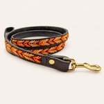 Bild in Galerieansicht laden, Laisse pour chien en perles et cuir Gigi Katniss
