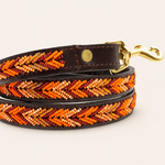 Bild in Galerieansicht laden, Laisse pour chien en perles et cuir Gigi Katniss