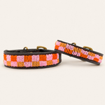 Afbeelding laden in galerijweergave, Collier pour chien en perles et cuir Gigi Madelaine