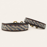 Afbeelding laden in galerijweergave, Collier pour chien en perles et cuir Gigi Zenya