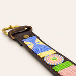 Bild in Galerieansicht laden, Ceinture en perles et cuir Gigi Charlie