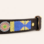 Bild in Galerieansicht laden, Ceinture en perles et cuir Gigi Charlie