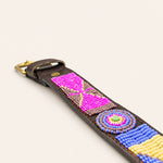 Charger l'image dans la galerie, Ceinture en perles et cuir Gigi Olga
