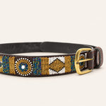 Afbeelding laden in galerijweergave, Ceinture en perles et cuir Gigi Scottie
