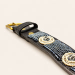 Afbeelding laden in galerijweergave, Ceinture en perles et cuir Gigi Silver