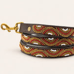 Bild in Galerieansicht laden, Laisse pour chien en perles et cuir Gigi Wavy