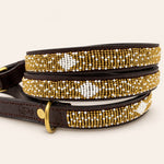 Bild in Galerieansicht laden, Laisse pour chien en perles et cuir Gigi Coast