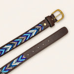 Bild in Galerieansicht laden, Ceinture en perles et cuir Gigi Dito
