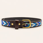 Bild in Galerieansicht laden, Ceinture en perles et cuir Gigi Dito