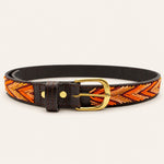 Bild in Galerieansicht laden, Ceinture en perles et cuir Gigi Katniss