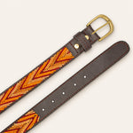Bild in Galerieansicht laden, Ceinture en perles et cuir Gigi Katniss