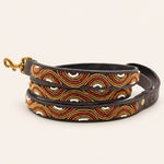 Bild in Galerieansicht laden, Laisse pour chien en perles et cuir Gigi Wavy