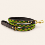 Afbeelding laden in galerijweergave, Laisse pour chien en perles et cuir Gigi Olive