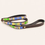 Load image into Gallery viewer, Laisse pour chien en perles et cuir Gigi Charlie