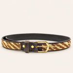 Afbeelding laden in galerijweergave, Ceinture en perles et cuir Gigi Sahara
