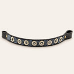 Afbeelding laden in galerijweergave, Frontal cheval en perles et cuir Gigi Silver