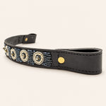 Afbeelding laden in galerijweergave, Frontal cheval en perles et cuir Gigi Silver