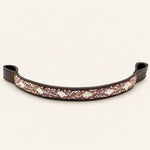 Afbeelding laden in galerijweergave, Frontal cheval en perles et cuir Gigi Violette