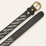 Afbeelding laden in galerijweergave, Ceinture en perles et cuir Gigi Zenya
