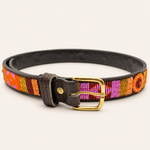 Charger l'image dans la galerie, Ceinture en perles et cuir Gigi Vini