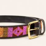 Charger l'image dans la galerie, Ceinture en perles et cuir Gigi Vini