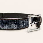 Afbeelding laden in galerijweergave, Ceinture en perles et cuir Gigi Nova