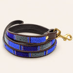 Bild in Galerieansicht laden, Laisse pour chien en perles et cuir Gigi Chapka