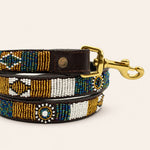 Charger l'image dans la galerie, Laisse pour chien en perles et cuir Gigi Scottie