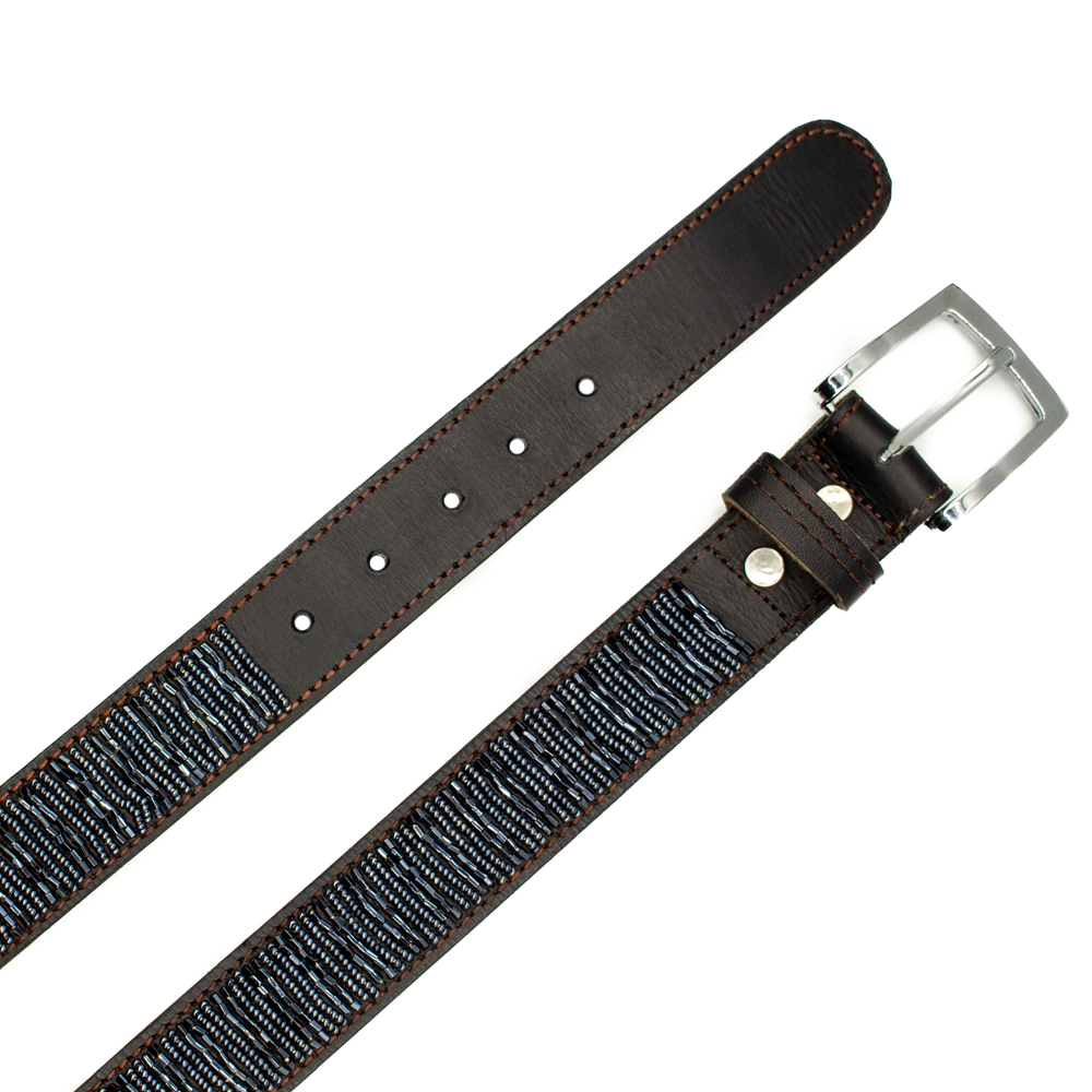 Ceinture en perles et cuir Gigi Nova