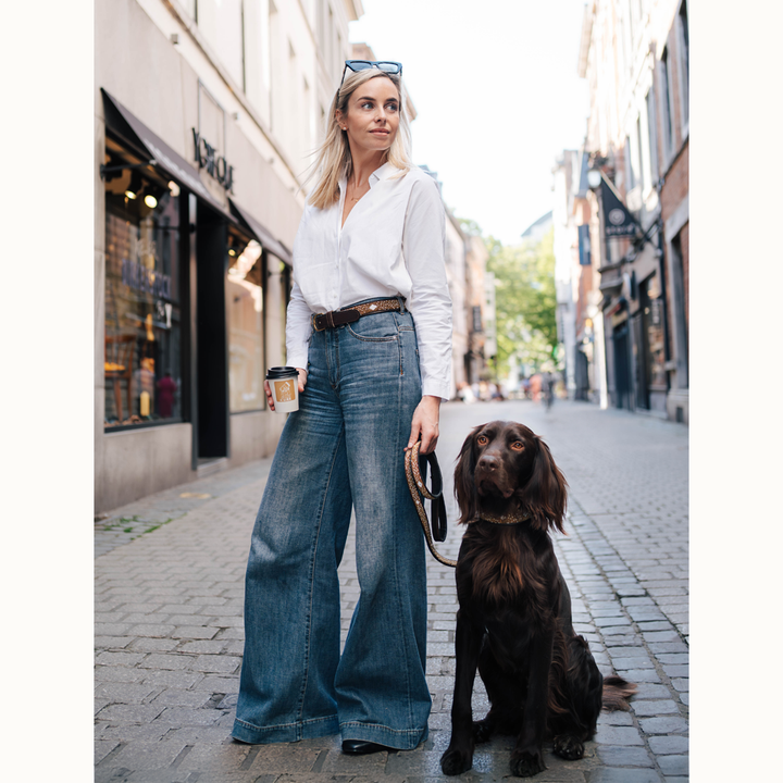 Ceinture en perles et cuir Gigi Coast
