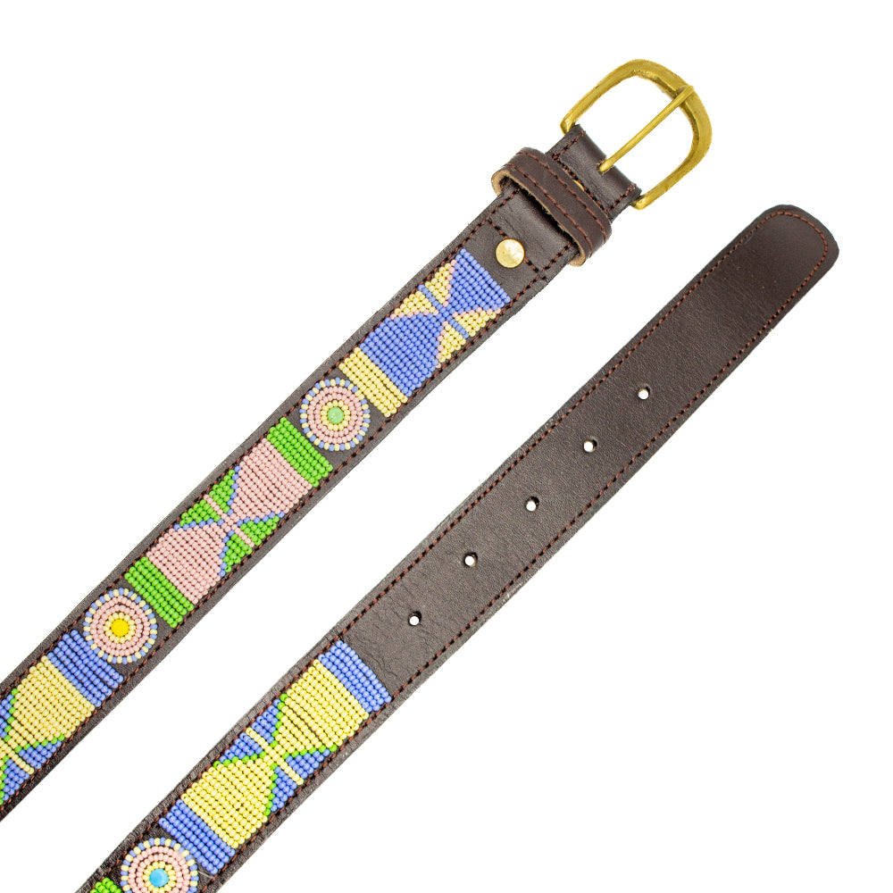 Ceinture en perles et cuir Gigi Charlie