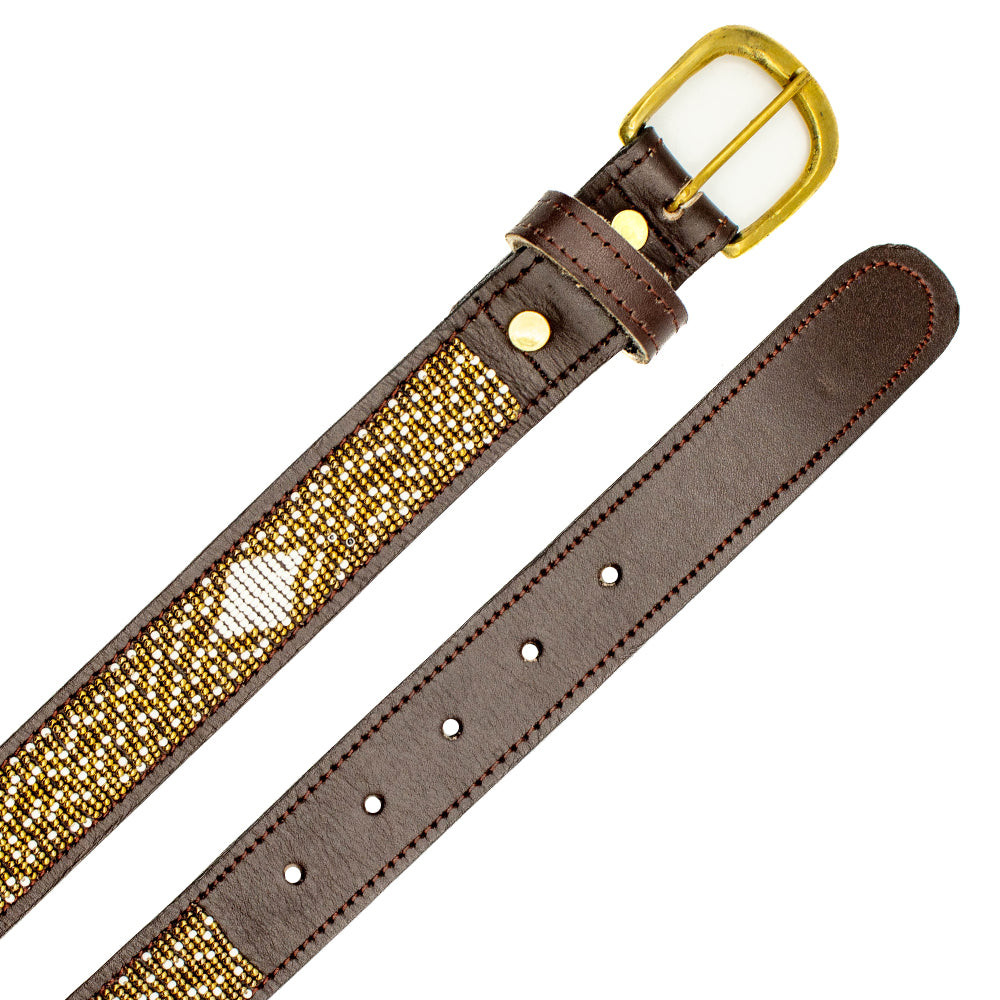 Ceinture en perles et cuir Gigi Coast